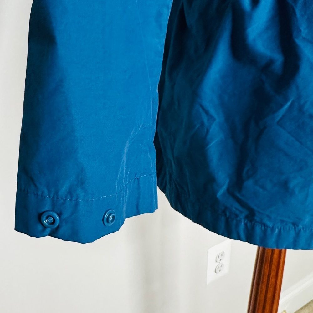 Eileen Fisher Women's Blue (Atlantis) Hooded Anorak Jacket Size Small - Picture 9 of 12